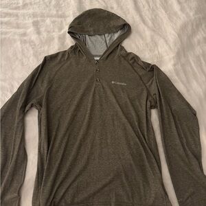 Columbia Men's Olive Hooded Shirt